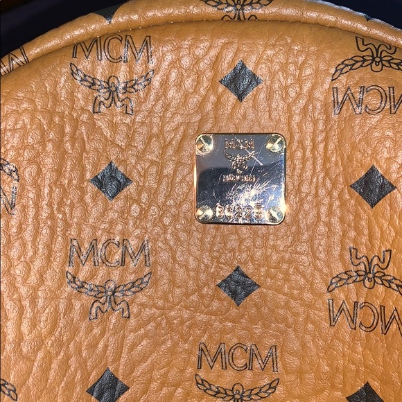 Large studded MCM backpack main image 4